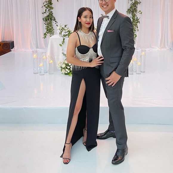 Rhinestone Maxi Dress - Picture 2 of 2